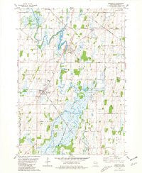 Reeseville Wisconsin Historical topographic map, 1:24000 scale, 7.5 X 7.5 Minute, Year 1980