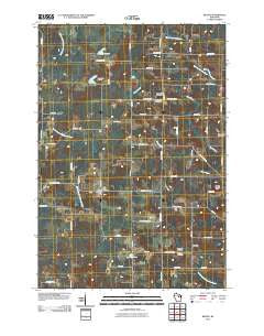 Regina Wisconsin Historical topographic map, 1:24000 scale, 7.5 X 7.5 Minute, Year 2010