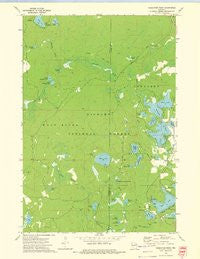 Reservoir Pond Wisconsin Historical topographic map, 1:24000 scale, 7.5 X 7.5 Minute, Year 1972