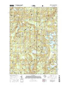 Reservoir Pond Wisconsin Current topographic map, 1:24000 scale, 7.5 X 7.5 Minute, Year 2015