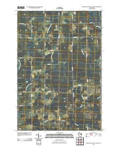 Rib River Lookout Tower Wisconsin Historical topographic map, 1:24000 scale, 7.5 X 7.5 Minute, Year 2010