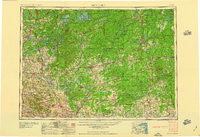 Rice Lake Wisconsin Historical topographic map, 1:250000 scale, 1 X 2 Degree, Year 1959