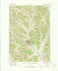 Richland Center Wisconsin Historical topographic map, 1:62500 scale, 15 X 15 Minute, Year 1960