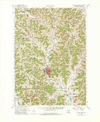 Richland Center Wisconsin Historical topographic map, 1:62500 scale, 15 X 15 Minute, Year 1960