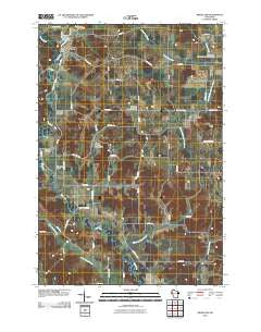 Ridgeland Wisconsin Historical topographic map, 1:24000 scale, 7.5 X 7.5 Minute, Year 2010