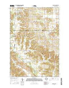 Ridgeland Wisconsin Current topographic map, 1:24000 scale, 7.5 X 7.5 Minute, Year 2015