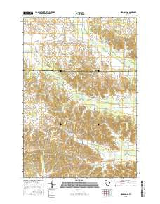 Ridgeland NE Wisconsin Current topographic map, 1:24000 scale, 7.5 X 7.5 Minute, Year 2015
