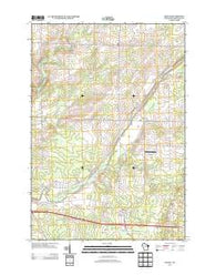 Ringle Wisconsin Historical topographic map, 1:24000 scale, 7.5 X 7.5 Minute, Year 2013