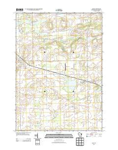 Rio Wisconsin Historical topographic map, 1:24000 scale, 7.5 X 7.5 Minute, Year 2013