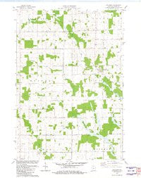 Riplinger Wisconsin Historical topographic map, 1:24000 scale, 7.5 X 7.5 Minute, Year 1981