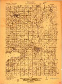 Ripon Wisconsin Historical topographic map, 1:48000 scale, 15 X 15 Minute, Year 1916