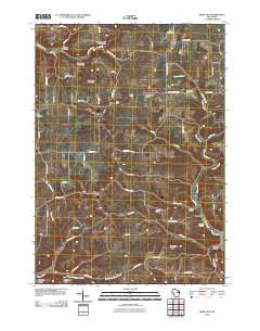 Rising Sun Wisconsin Historical topographic map, 1:24000 scale, 7.5 X 7.5 Minute, Year 2010