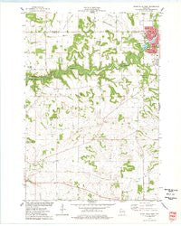 River Falls West Wisconsin Historical topographic map, 1:24000 scale, 7.5 X 7.5 Minute, Year 1974