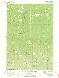 Roaring Rapids Wisconsin Historical topographic map, 1:24000 scale, 7.5 X 7.5 Minute, Year 1972