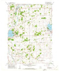 Rochester Wisconsin Historical topographic map, 1:24000 scale, 7.5 X 7.5 Minute, Year 1960