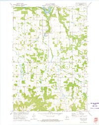 Rock Falls Wisconsin Historical topographic map, 1:24000 scale, 7.5 X 7.5 Minute, Year 1973