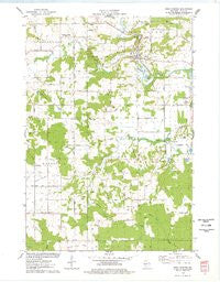 Rock Falls Wisconsin Historical topographic map, 1:24000 scale, 7.5 X 7.5 Minute, Year 1975