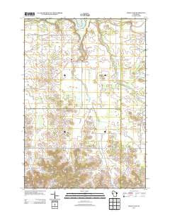 Rock Falls Wisconsin Historical topographic map, 1:24000 scale, 7.5 X 7.5 Minute, Year 2013