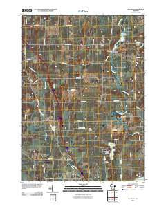 Rockdale Wisconsin Historical topographic map, 1:24000 scale, 7.5 X 7.5 Minute, Year 2010