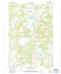 Rosholt NW Wisconsin Historical topographic map, 1:24000 scale, 7.5 X 7.5 Minute, Year 1969