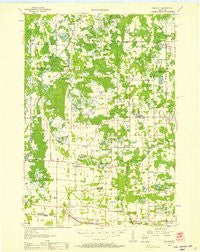 Rosholt Wisconsin Historical topographic map, 1:48000 scale, 15 X 15 Minute, Year 1955