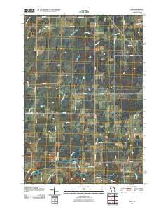 Ruby Wisconsin Historical topographic map, 1:24000 scale, 7.5 X 7.5 Minute, Year 2010