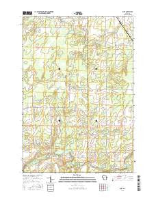 Ruby Wisconsin Current topographic map, 1:24000 scale, 7.5 X 7.5 Minute, Year 2015