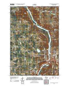 Saint Croix Dalles Wisconsin Historical topographic map, 1:24000 scale, 7.5 X 7.5 Minute, Year 2010