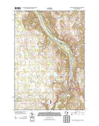Saint Croix Dalles Wisconsin Historical topographic map, 1:24000 scale, 7.5 X 7.5 Minute, Year 2013