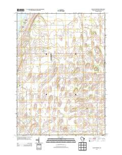 Saint Peter Wisconsin Historical topographic map, 1:24000 scale, 7.5 X 7.5 Minute, Year 2013