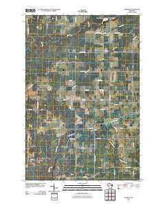 Sanborn Wisconsin Historical topographic map, 1:24000 scale, 7.5 X 7.5 Minute, Year 2010
