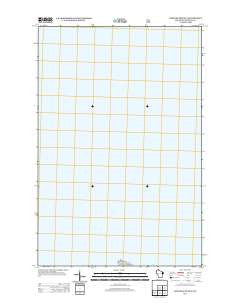 Sand Island OE N Wisconsin Historical topographic map, 1:24000 scale, 7.5 X 7.5 Minute, Year 2013