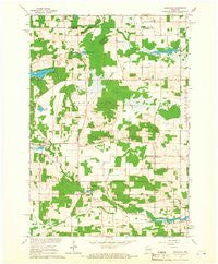 Saxeville Wisconsin Historical topographic map, 1:24000 scale, 7.5 X 7.5 Minute, Year 1961
