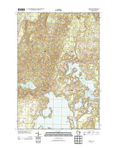 Seeley Wisconsin Historical topographic map, 1:24000 scale, 7.5 X 7.5 Minute, Year 2013