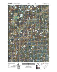 Shadow Lake Wisconsin Historical topographic map, 1:24000 scale, 7.5 X 7.5 Minute, Year 2011