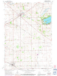 Sharon Wisconsin Historical topographic map, 1:24000 scale, 7.5 X 7.5 Minute, Year 1960
