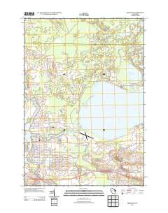 Shawano Wisconsin Historical topographic map, 1:24000 scale, 7.5 X 7.5 Minute, Year 2013