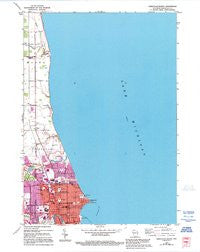 Sheboygan North Wisconsin Historical topographic map, 1:24000 scale, 7.5 X 7.5 Minute, Year 1954