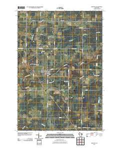 Sheldon Wisconsin Historical topographic map, 1:24000 scale, 7.5 X 7.5 Minute, Year 2010