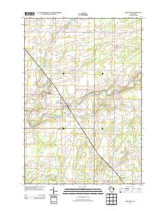 Sheldon Wisconsin Historical topographic map, 1:24000 scale, 7.5 X 7.5 Minute, Year 2013