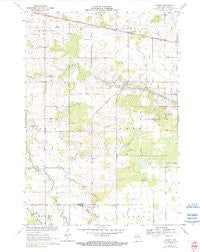 Sherry Wisconsin Historical topographic map, 1:24000 scale, 7.5 X 7.5 Minute, Year 1970