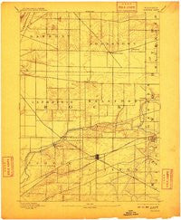 Shopiere Wisconsin Historical topographic map, 1:62500 scale, 15 X 15 Minute, Year 1893