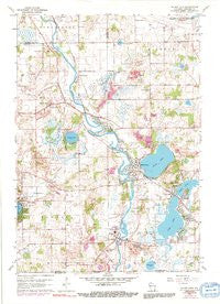 Silver Lake Wisconsin Historical topographic map, 1:24000 scale, 7.5 X 7.5 Minute, Year 1960