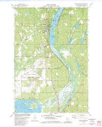 Solon Springs Wisconsin Historical topographic map, 1:24000 scale, 7.5 X 7.5 Minute, Year 1982