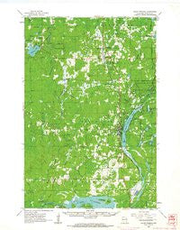 Solon Springs Wisconsin Historical topographic map, 1:62500 scale, 15 X 15 Minute, Year 1961