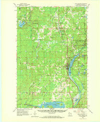 Solon Springs Wisconsin Historical topographic map, 1:62500 scale, 15 X 15 Minute, Year 1961