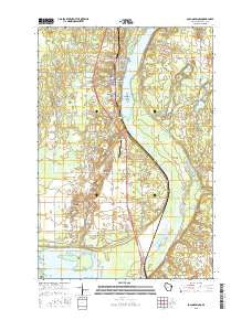 Solon Springs Wisconsin Current topographic map, 1:24000 scale, 7.5 X 7.5 Minute, Year 2015
