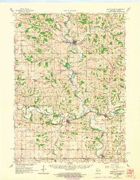South Wayne Wisconsin Historical topographic map, 1:62500 scale, 15 X 15 Minute, Year 1962