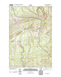 South Range Wisconsin Historical topographic map, 1:24000 scale, 7.5 X 7.5 Minute, Year 2013