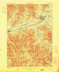 Sparta Wisconsin Historical topographic map, 1:62500 scale, 15 X 15 Minute, Year 1909